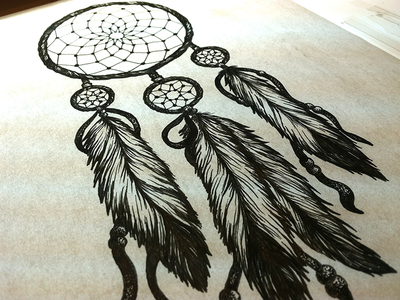 Dream Catcher sketch by Joel Glovier - Dribbble