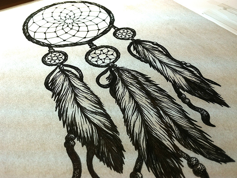 Dream Catcher sketch by Joel Glovier on Dribbble