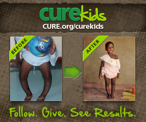 CURE Banner Ad banner ad cure international cure.org