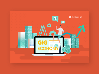 Gig Economy design illustration