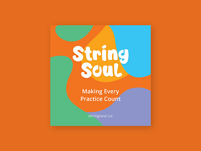 String Soul - Making Every Practice Count branding branding design design illustration social media design