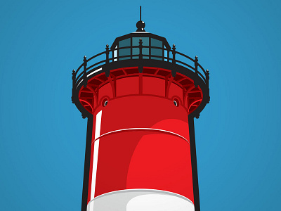 Lighthouse Illustration graphic design illustration