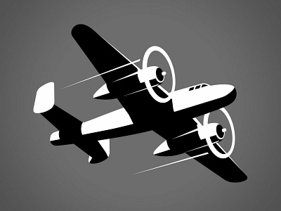 Plane Illustration illistration logo plane prelude.design