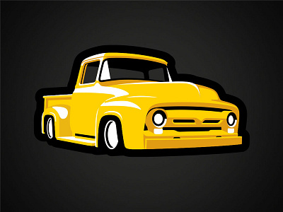 Hot Rod Truck illustration