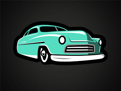 Mercury Hot Rod illustration design logo prelude.design