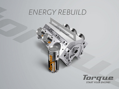 Torque Energy Drink Package Design/Branding