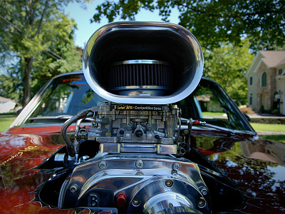 Super Charged Vintage Mustang Photograph photography prelude.design