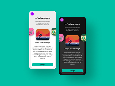 Arcade App app design material ui materialdesign mobile ui ui ux