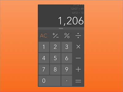 Dail UI #004 calculator daily ui numbers
