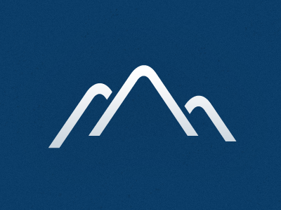 Mountain Icon blue cam clean icon minimal mountain sleek summit weather