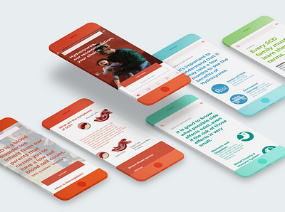 Sickle Cell Disease Education app card sorting children design research doctor education health healthcare identity patient app scenarios ui usability testing user experience user flow ux web design