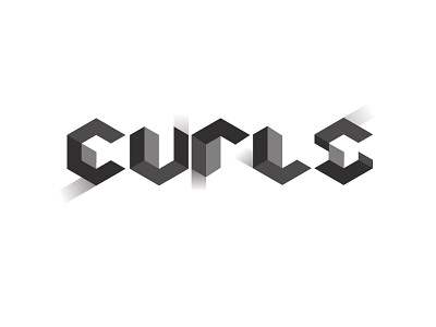 Curls illustration logo