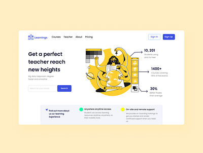 Landing Page design landing page ui ux web web design