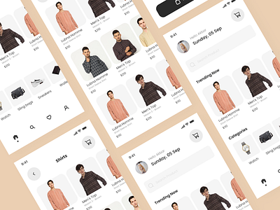 E-Commerce App app app design design e commerce fashion app ui ux
