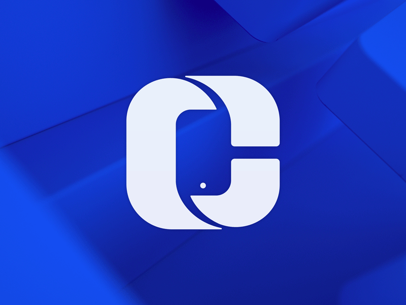 C Phone Logo astacheva blue c c logo capital capitalmovilrd icon identidad indentity logo logo 2021 logo2021 mark minimal movil simple