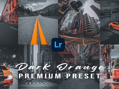 Lightroom Mobile /PC Presets DNG & XMP Dark Orange Premium Prese