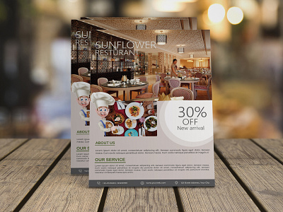 FLYER branding design flat flyer flyer design flyer designs food poster print ads typography