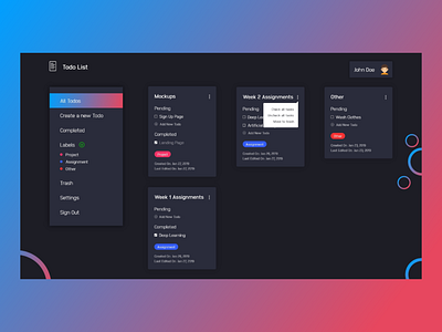 Todo List todolist ui web