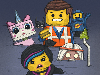 Lego the Movie illustration lego