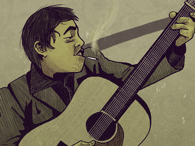 Juan Cirerol guitar ilustration music