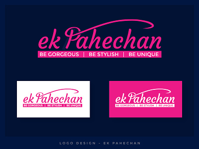Logo Design - Ek Pahechan brand branddesign creative logo logodesign