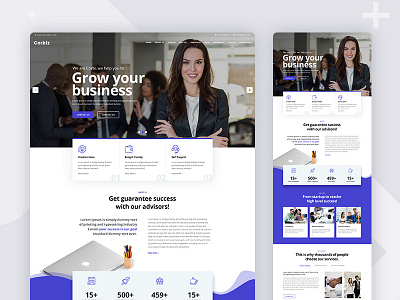 Corbiz - Multipurpose Business Consulting PSD Template