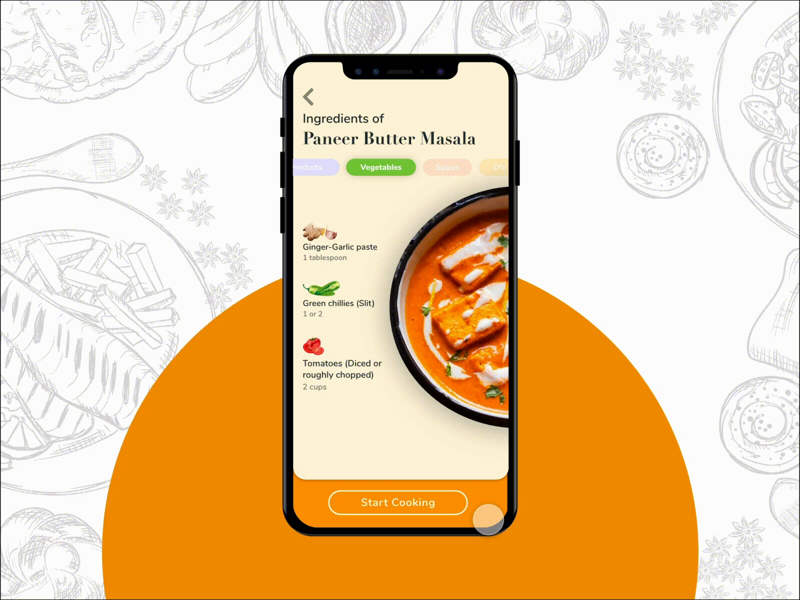 Recipe Guide adobe after effects adobe xd animation cooking app dailycreativechallenge food menu recipe app ui ux