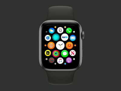 Pay At Your Wrist (Micro Interactions) adobe after effects adobe xd animation app apple watch applepay bill payment bills contactless fintech ios app nfc payments paytm reminders send money ui watchos