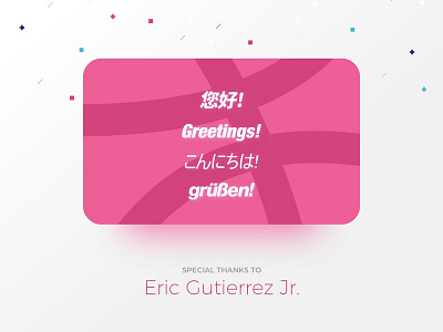 Dribbble Debut debut hi dribbble