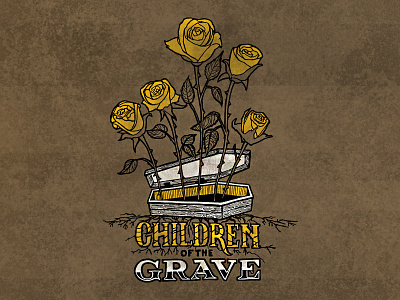 Children of the Grave design hand hand drawn handdrawn illustration lettering metal monday metal motivation monday music poster type typography