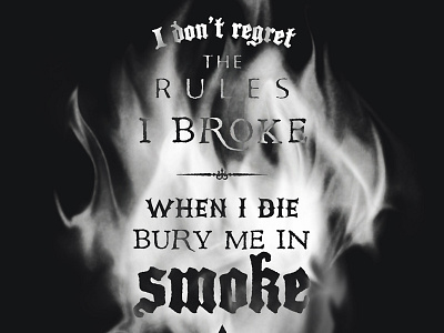 Bury Me In Smoke