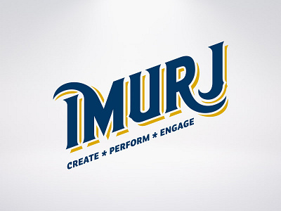 Imurj brand logo identity lettering logo mark trademark type