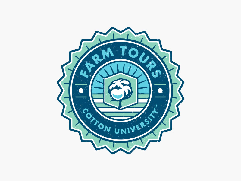 Cotton Incorporated Farm Tours logotype v2 by Ryan Cuthriell on Dribbble