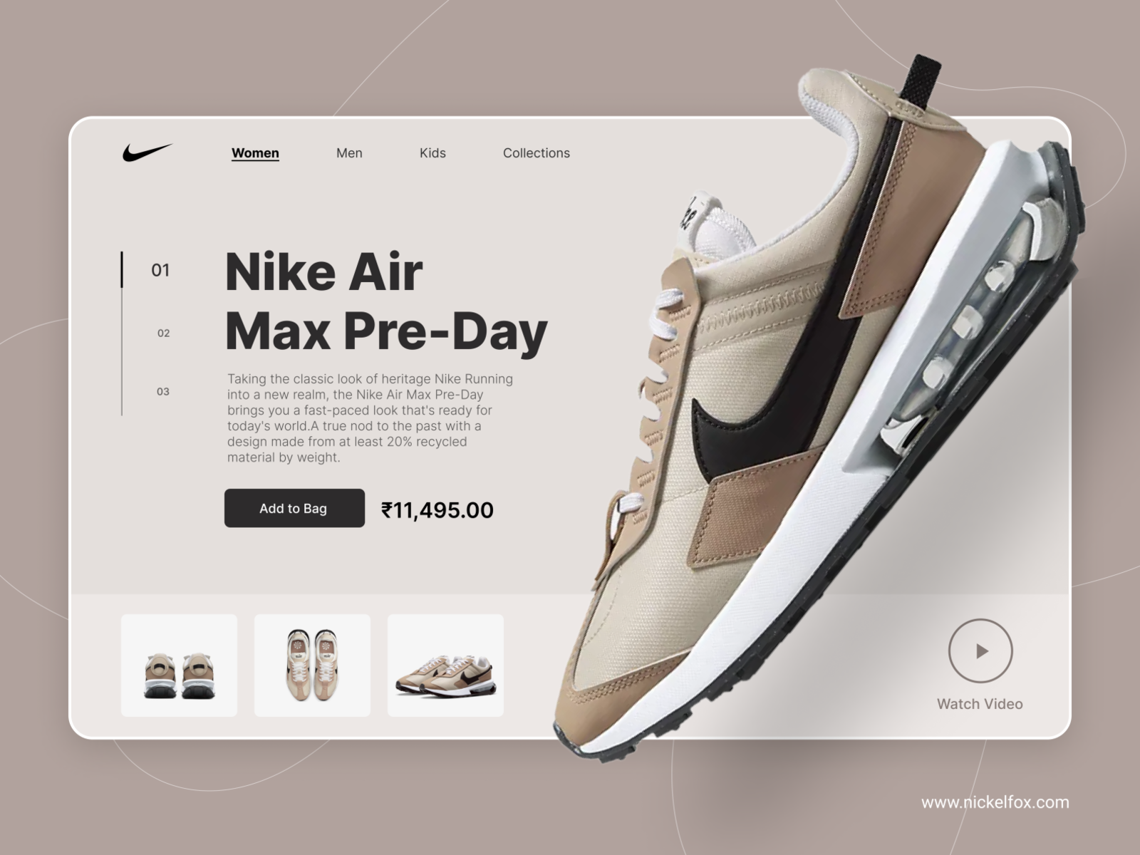 nike website homepage