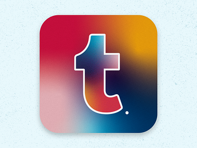 Tumblr app icon rebranding abstract logo app icon branding design icon illustration logo rebound tumblr uidesign