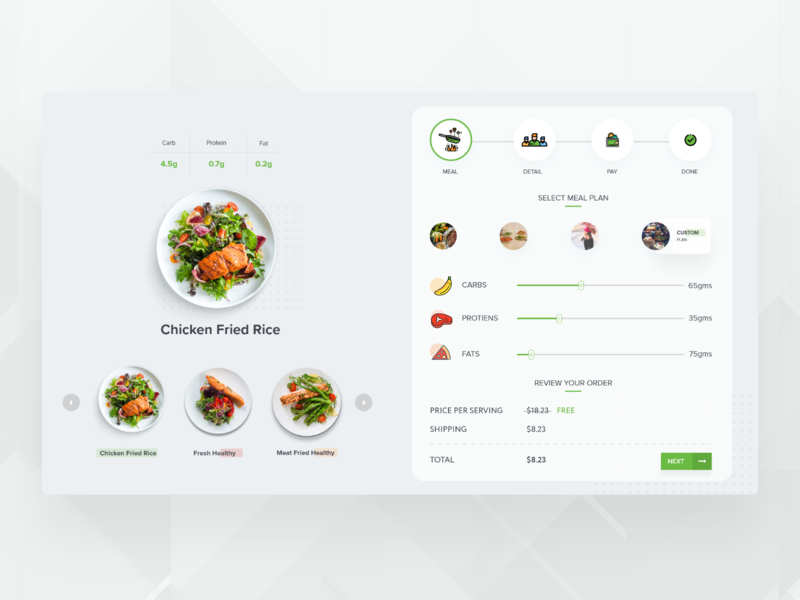 Food Ui designs, themes, templates and downloadable graphic elements on ...