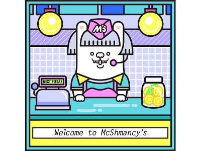 McShmancy's animation arcade cat character food game illustration quest shmancy vector