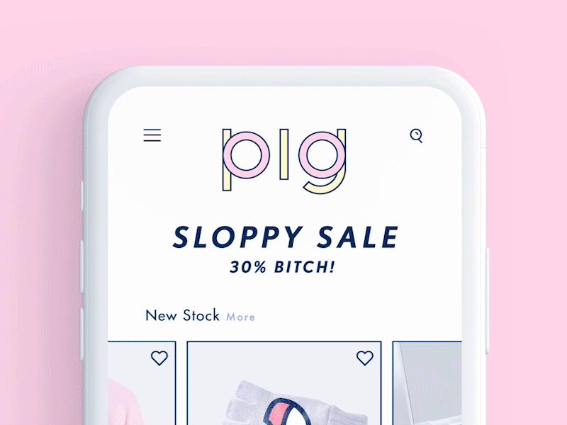Sloppy Sale! branding character cute design gif logo loop typography ui vector