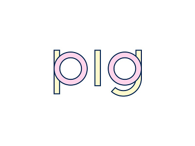 PIG LOGO design logo vector