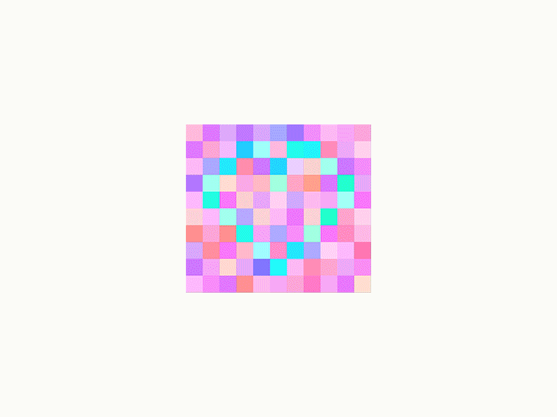 Pixel Heart cute gif loop vector