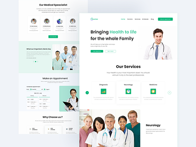 TinaVital-Medical Landing Page Website