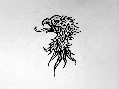 Eagle doodle doodle eagle illustration ink sketch