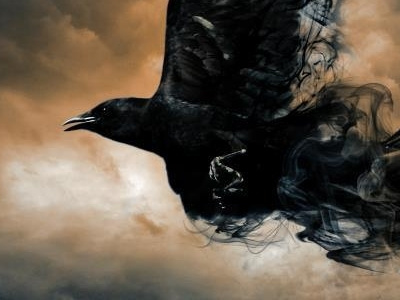 dEMOTIONAL Alive album album art band crow dark effects metal music photomanipulation sky