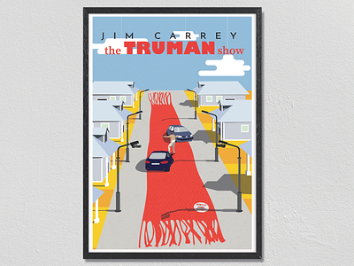 The Truman Show Poster illustration illustrator cc movie photoshop poster