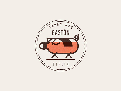 Gaston Tapas Bar bar conceptual geometry logo