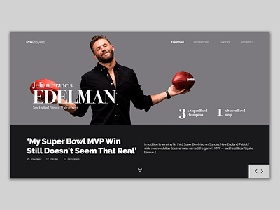 Sportmag design ui ux web