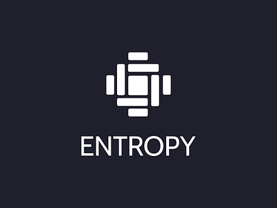 Entropy brand company consulting entropy geometric logo logotype minimal square
