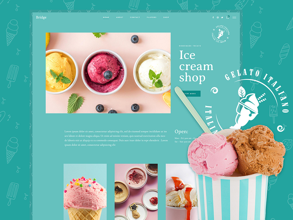 Gelateria designs, themes, templates and downloadable graphic elements