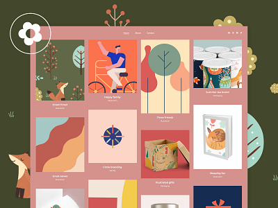 Illustrator Portfolio Designs Themes Templates And Downloadable Graphic Elements On Dribbble