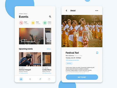 Event App app design event flat mobile mobile app mobile app design simple ui ui ux ui ux design uidesign uiinspiration uiinspirations ux ux ui ux design